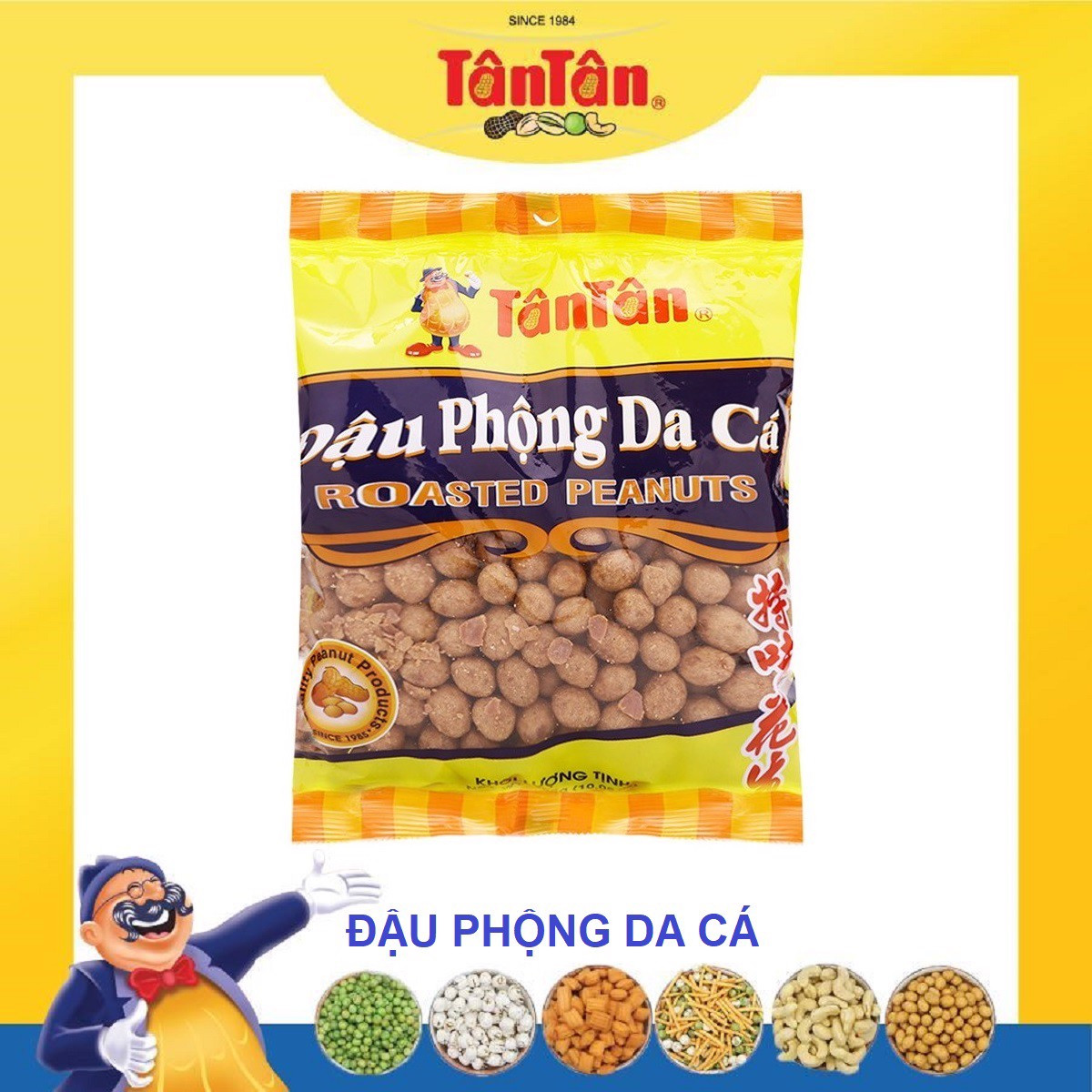 Đậu phộng Da Cá Tân Tân gói 285g
