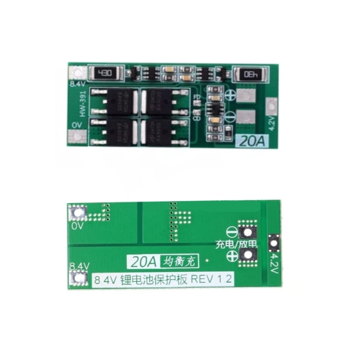 Mạch sạc và bảo vệ pin 2s 18650 7.4v-8.4v 20a