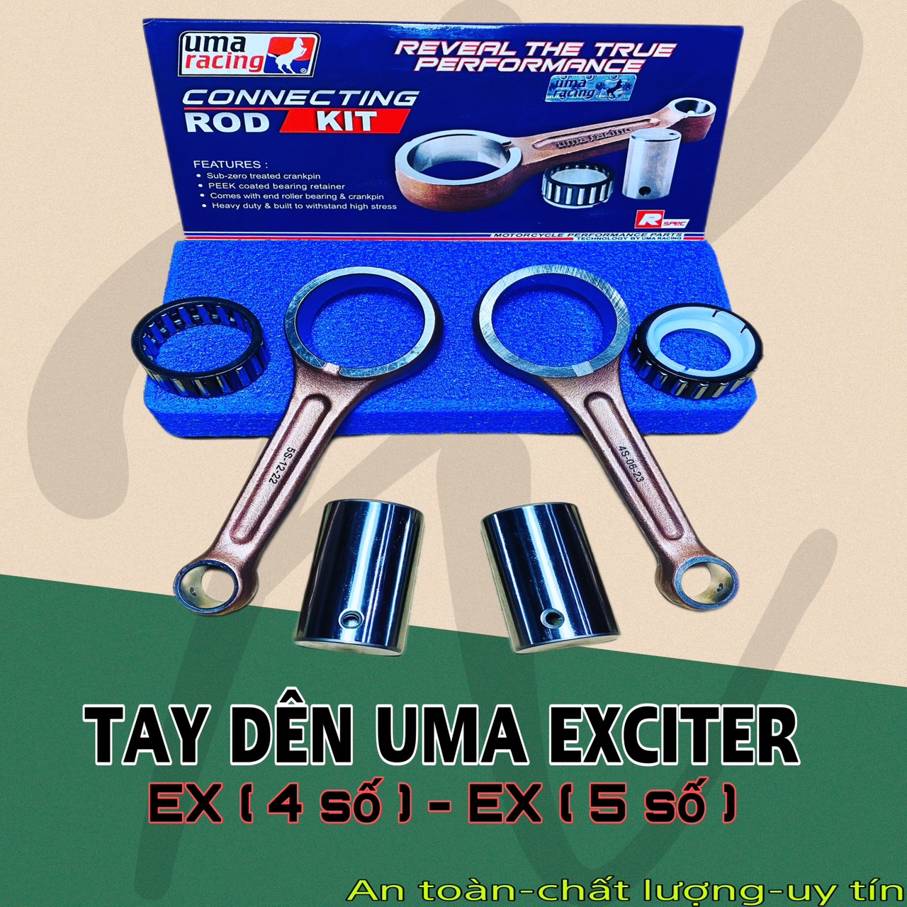 Tay dên uma exciter 135 - 150 chính hãng