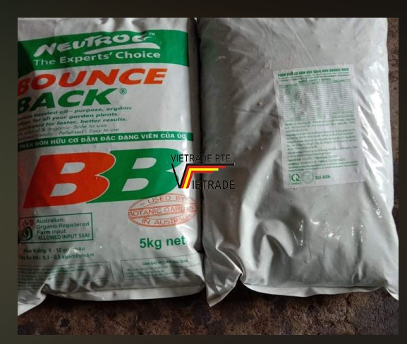 5kg Phân hữu cơ viên nhập khẩu Úc cho rau màu, hoa cảnh, cây ăn trái, hoa hồng, hoa mai