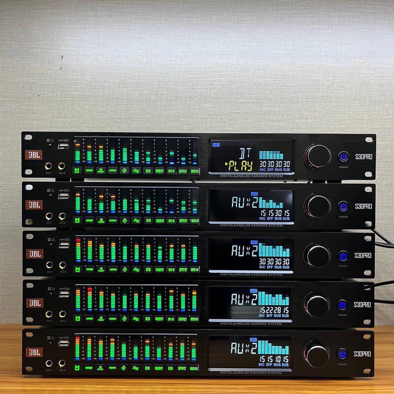 Vang Cơ Lai Số  - Vang Số  S30 Pro 48 BIT Thế Hệ Mới Vang Số Karaoke Gía Rẻ Chỉnh Cơ Chuyên Nghiệp  Echo Effect Mượt Mà Reverb Chuyên Nghiệp Cổng Sub Riêng Biệt - Đầy Đủ Kết Nối Bluetooth AV USB Coaxial 
