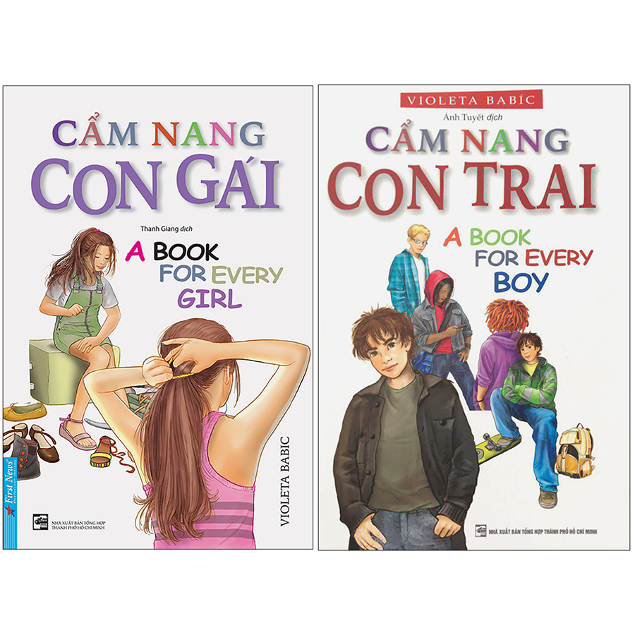Sách - Combo 2 Cuốn Cẩm Nang Con Trai + Cẩm Nang Con Gái FN