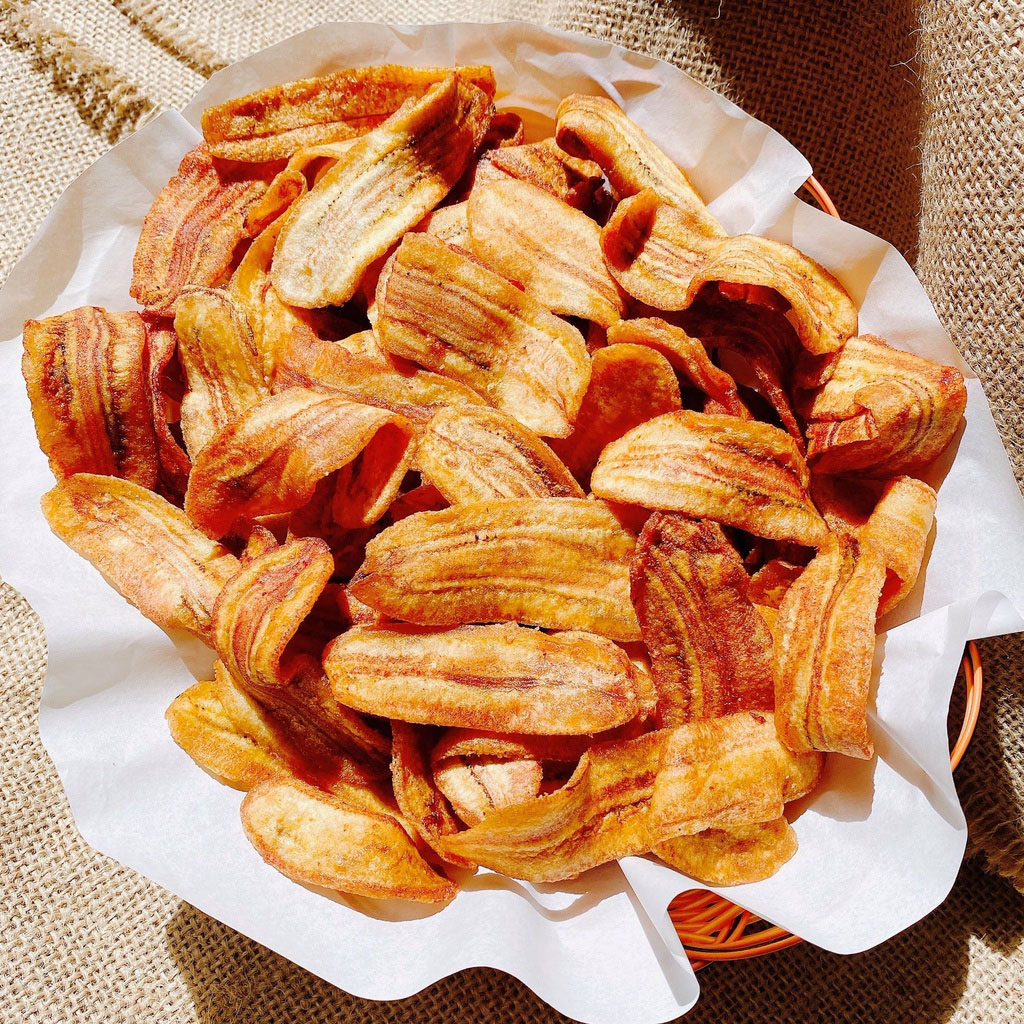 Chuối sấy mộc không đường ăn kiêng 200g/500g/1kg
