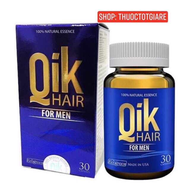 Qik Hair for men - Giảm rụng tóc, mọc tóc chắc khoẻ