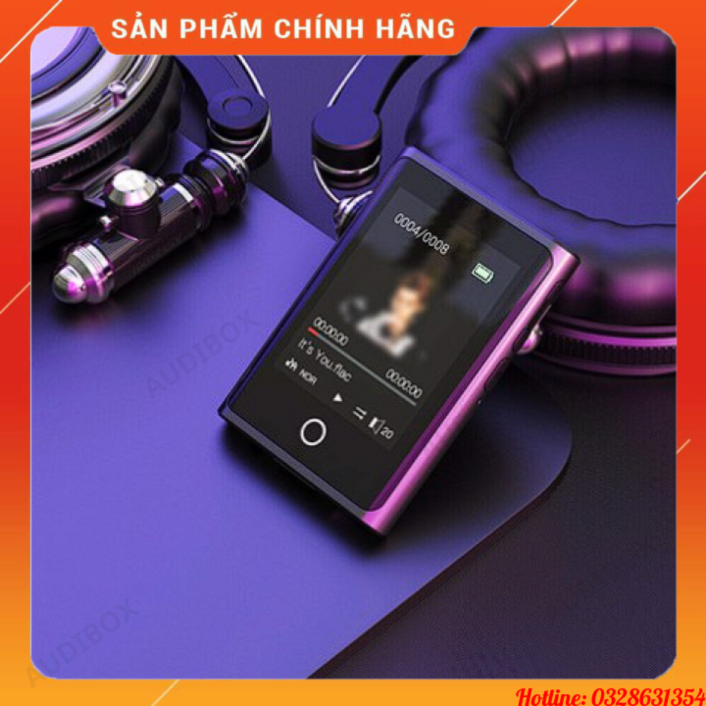 Máy nghe nhạc MP3/Lossless RUIZU M2 full cảm ứng, hỗ trợ Bluetooth