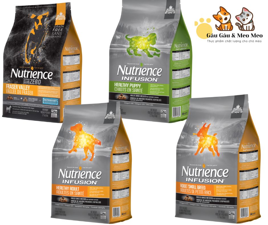 Thức ăn chó nutrience bao 500g