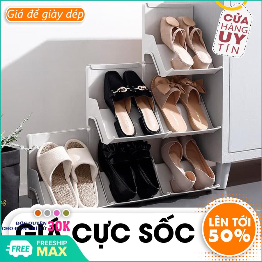 Giá để giày dép thông minh - Đế để giày lắp ráp thông minh- Tiện dụng, tiết kiệm diện tích - Kệ giày lắp ghép nhiều tầng tiết kiệm không gian - kệ để giày dép