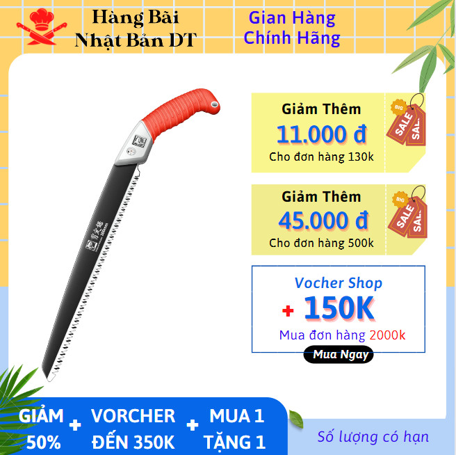 Cưa gỗ cầm tay cao cấp 300 mm Saboten JSAW Nhật Bản chuyên dụng cho làm vườn cưa cành