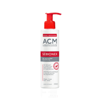 Gel rửa mặt cho da mụn da nhờn SEBIONEX CLEANSING GEL ACM 200ml