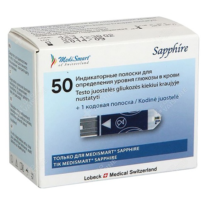 Que thử đường huyết MediSmart Sapphire