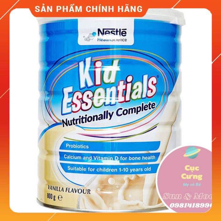 Sữa dinh dưỡng kid essentials thương hiệu nestlé cho trẻ biếng ăn từ 1-10 tuổi - 800g