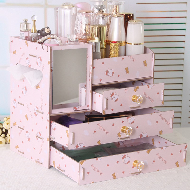 [HCM]TỦ TRANG ĐIỂM ĐỰNG MỸ PHẨM KÈM GƯƠNG CAO CẤP - TỦ GỖ LẮP RÁP CÓ HỌC ĐỰNG KHĂN GIẤY RÚT THÔNG MINH TIỆN LỢI NHIỀU NGĂN ĐỰNG ĐỒ - SẮP XẾP  KHÔNG GIAN GỌN GÀNG