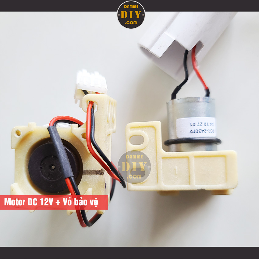 Động cơ motor DC 12V hàng tháo máy có vỏ bảo vệ