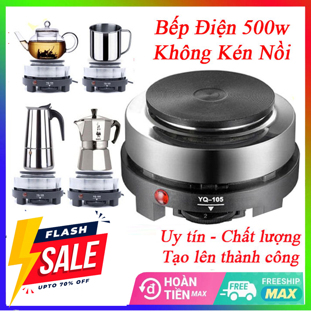 Bếp điện mini siêu nhỏ bếp điện mini 500w không kén nồi bếp điện mini đun trà