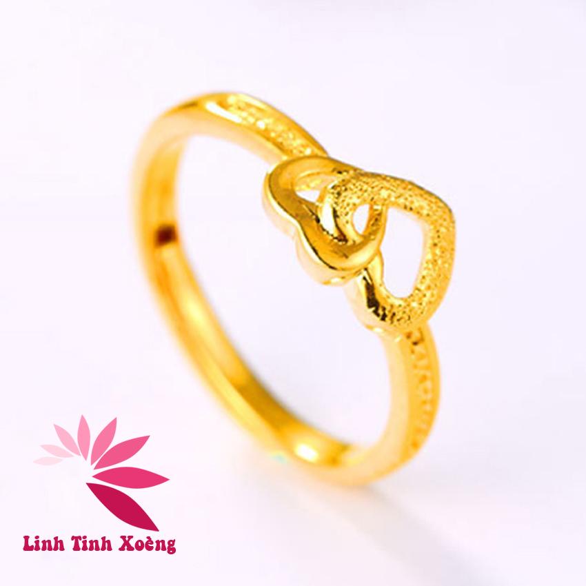 Nhẫn mạ vàng cao cấp spring love mk260.mua 2 giảm 10% fllow giảm 20k