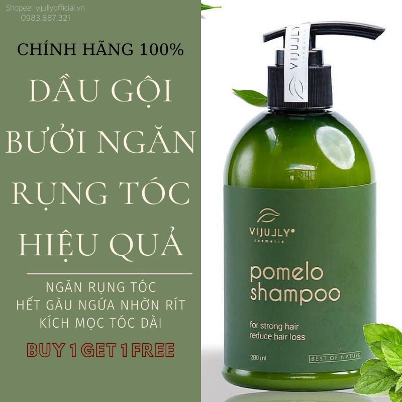Dầu gội bưởi cao cấp vijully 2021 ngăn rụng tóc hiệu quả