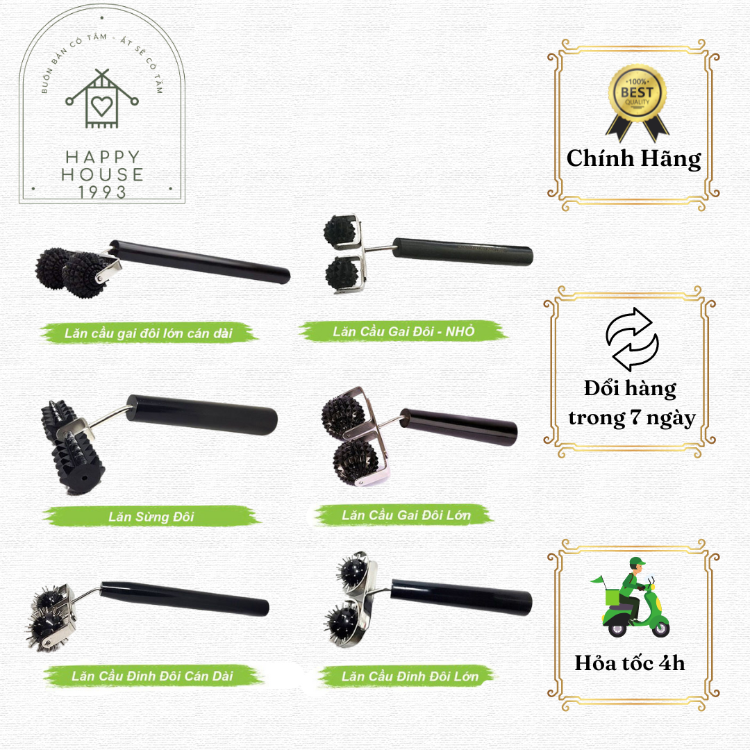 Tổng hợp cây lăn đơn đôi lớn diện chẩn, dụng cụ diện chẩn bùi quốc châu