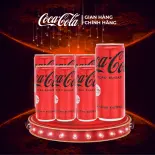[SIÊU SALE ] Lốc 6 Lon Nước Ngọt Giải Khát Không Đường Coca-Cola Zero 320ml/Lon Sale 8.8 Coca-Cola Chính Hãng_LD