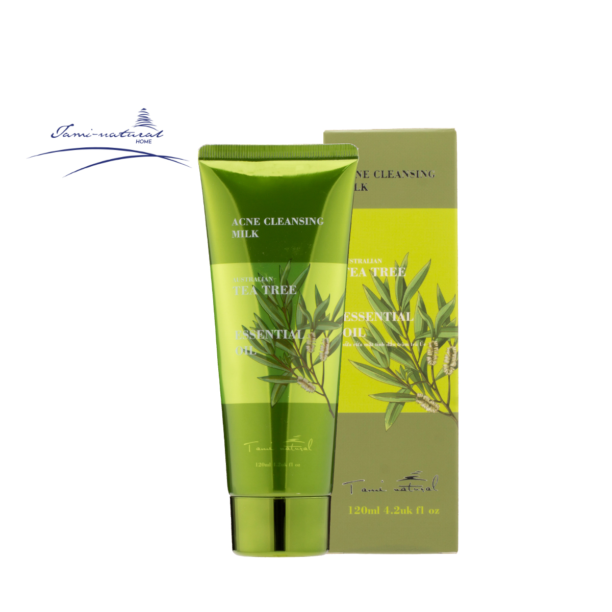 Sữa rửa mặt sáng da, kháng khuẩn, ngừa mụn Tinh chất Tràm trà Úc - Acne Cleansing Milk Tami