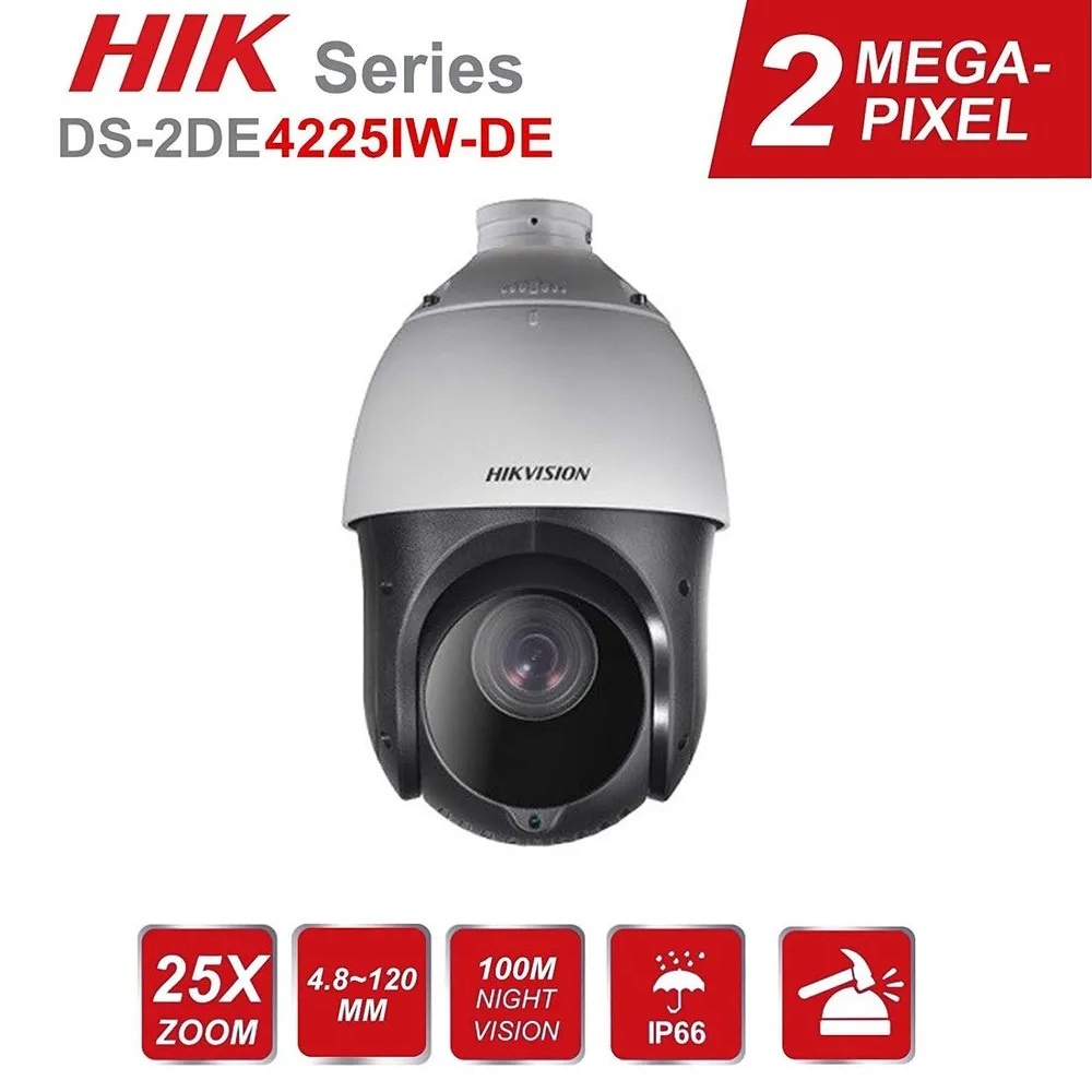 Camera Hikvision DS-2DE4225IW-DE hỗ trợ PoE và khe cắm thẻ nhớ