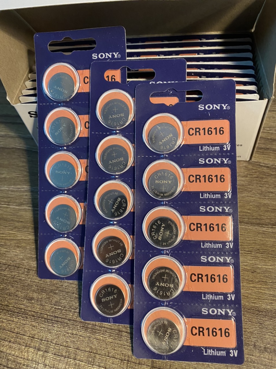 Pin cr1616 sony chính hãng pin đồng hồ, trợ thính, cân tiểu li