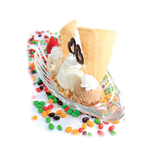 Bộ 6 Ly Kem thuyền Alaska Banana Split Dish Ocean – P00116 – 350ml