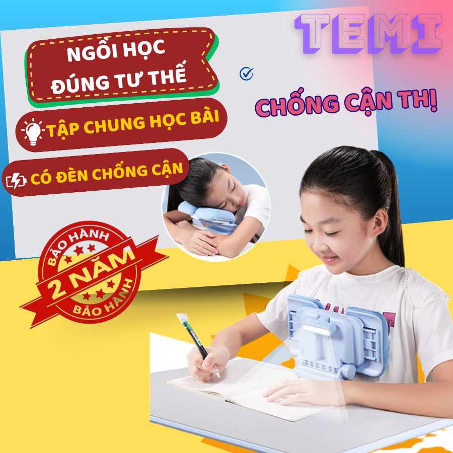 Giá Đỡ Chống Cận Thị, Chống Gù Lưng và Cong Vẹo Cột Sống Cho Bé