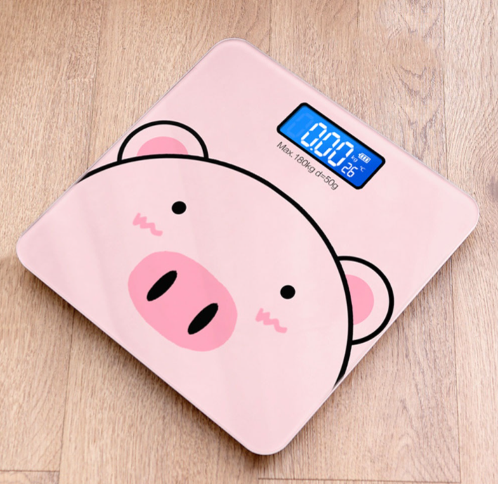 [SALE TẾT]  CÂN ĐIỆN TỬ SỨC KHỎE HÌNH CHÚ HEO DỄ THƯƠNG -ÂN ĐIỆN TỬ HÌNH HEO+ HÌNHTHÚ CHỊU LỰC ĐẾN 180KG - CÂN CHUẨN - CHÍNH XÁC 100% - CÂN ĐIỆN TỬ THEO DÕI SỨC KHỎE VÀ NHIỆT ĐỘ PHÒNG SIÊU BỀN