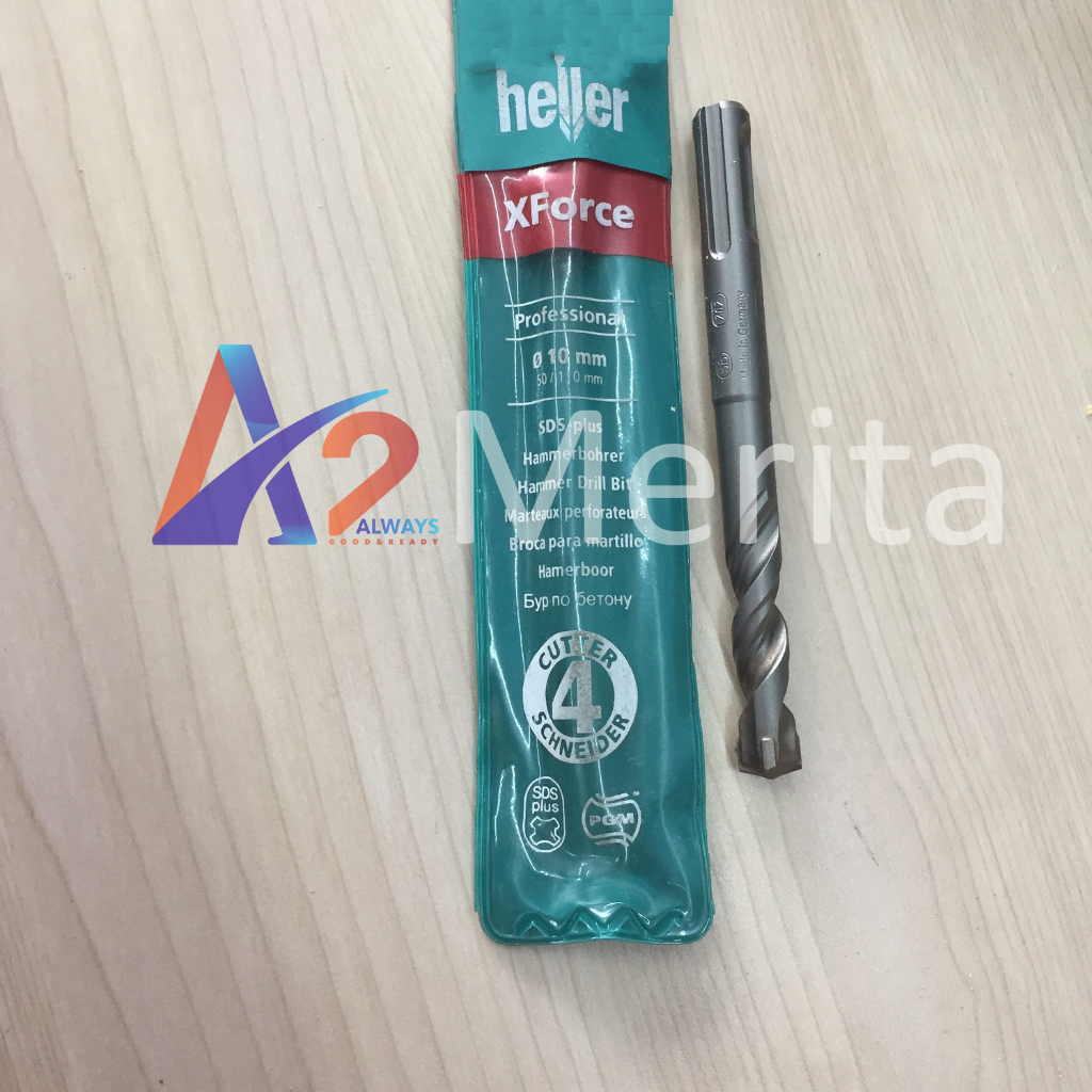 Mũi khoan bê tông heller 4 ngạnh 10x50/110mm - sds plus 290081