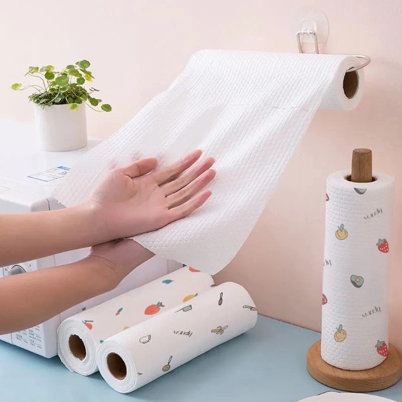 Cuộn giấy lau bếp đa năng có thể tái sử dụng