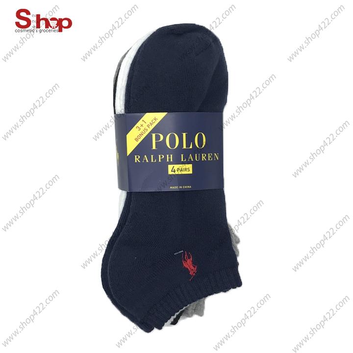 Set vớ polo ralph lauren nam low cut 4 đôi mẫu 540