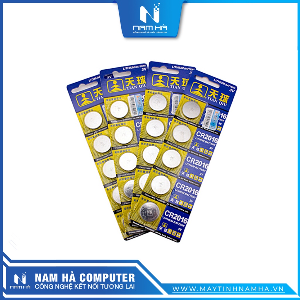 Vỉ 5 pin CMOS CR2032 lắp cho main máy tính, thiết bị điện tử, remote, laptop, đầu ghi hình