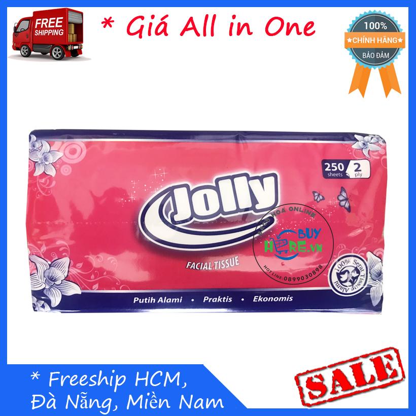 Khăn giấy jolly 250 tờ 2 lớp