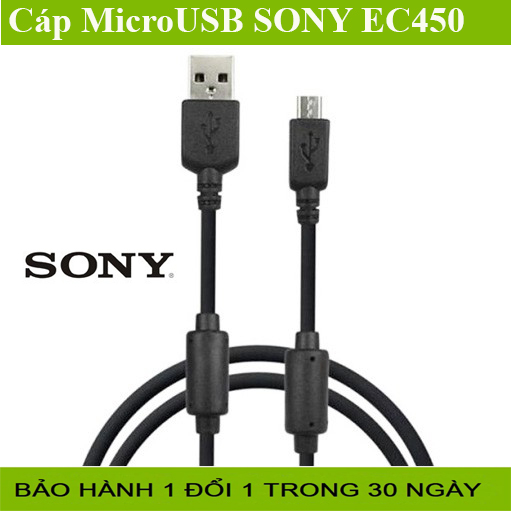 Phụ kiện Sony chính hãng : Củ sạc Sony EP880 , Cáp MicroUSB Sony EC450