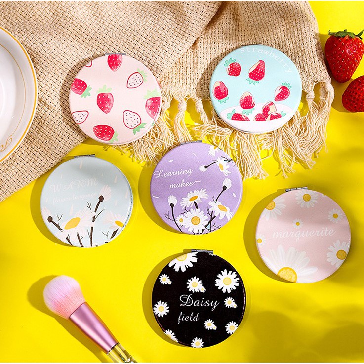 [HCM]Gương cầm tay mini 2 mặt xinh xắn - gương mini phong cách ulzzang sản phẩm tốt chất lượng và độ bền cao cam kết hàng đúng như hình ảnh