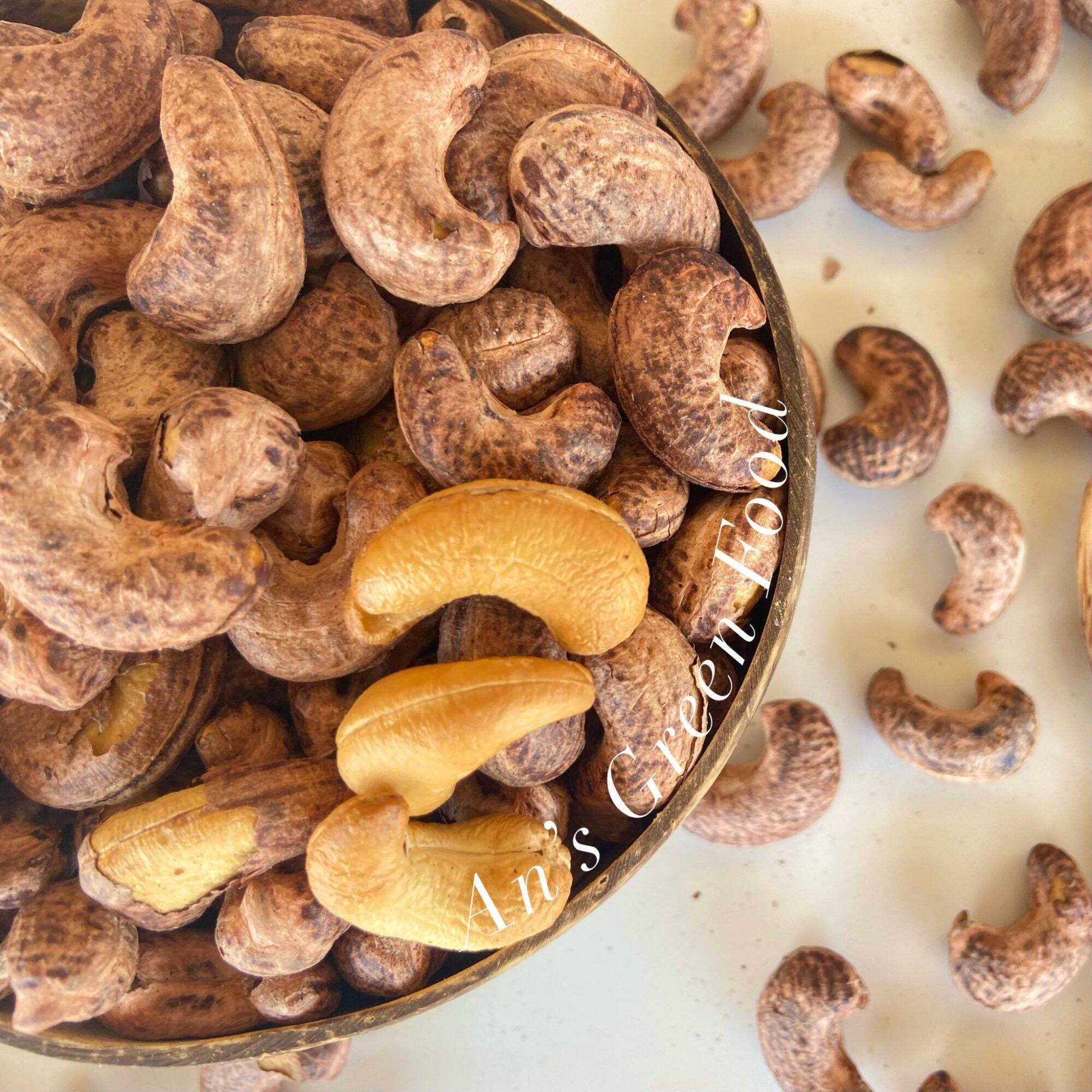 Hạt điều rang muối chưa bóc vỏ lụa 500gr