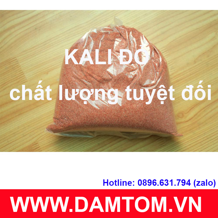 Gói 500g - phân kali đỏ cho cây trồng tăng năng suất và chất lượng sản phẩm