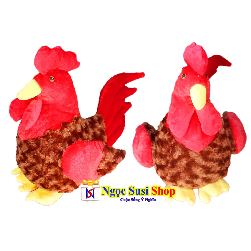 GẤU BÔNG CON GÀ TRỐNG SIZE 45CM [MẪU MỚI LÔNG MỊN]