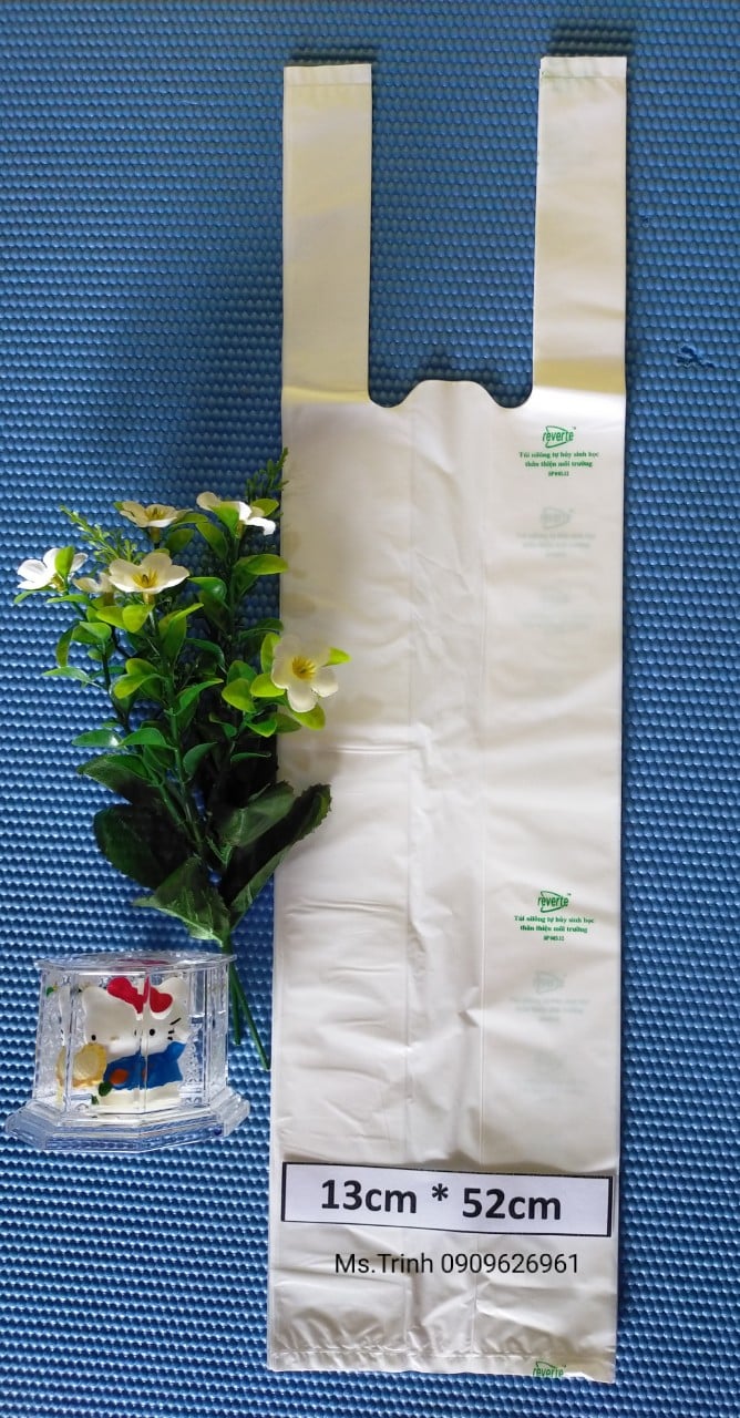 [HCM]Size 13 * 52 cm - Combo 3 kí túi ni lông Phân Hủy Sinh Học Kiều Gia ( khoảng 402 cái)