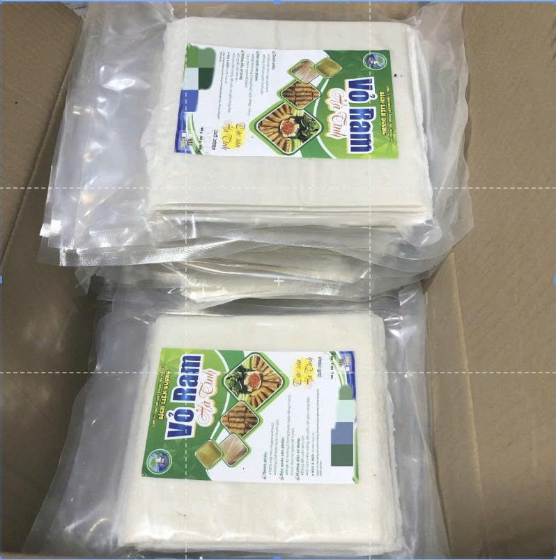 Combo 10Kg (20 xấp 500g) Vỏ Ram Trắng Đặc Sản Hà Tĩnh Khi Chiên Vàng Giòn Thơm Ngon, Đẹp Mắt
