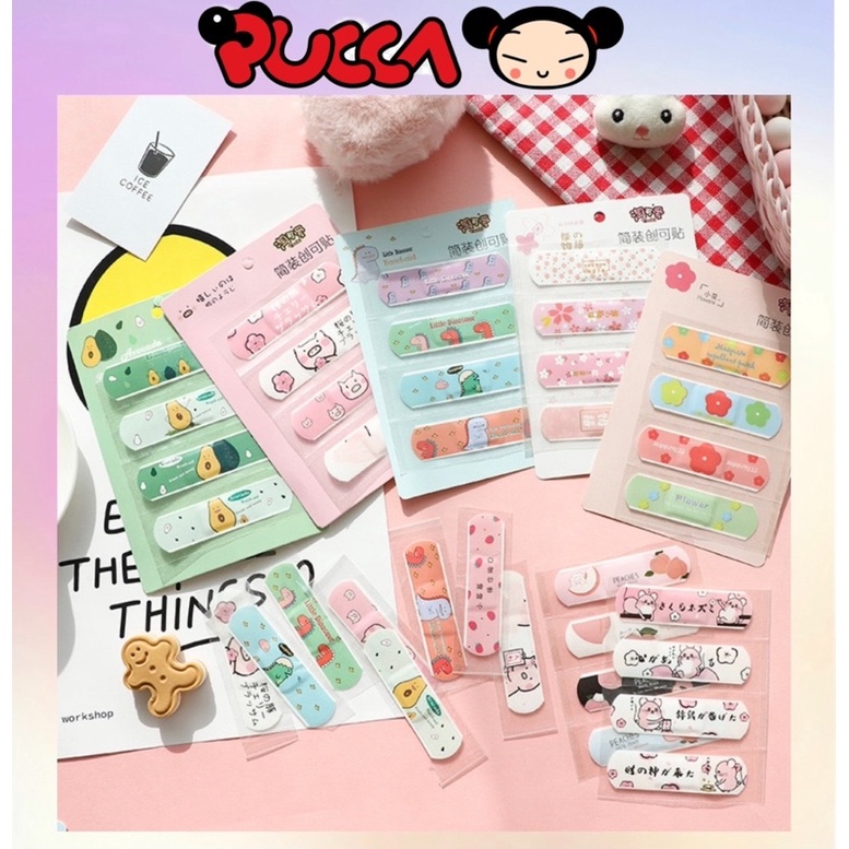 Set 5 miếng băng keo cá nhân cute hoạt hình dễ thương