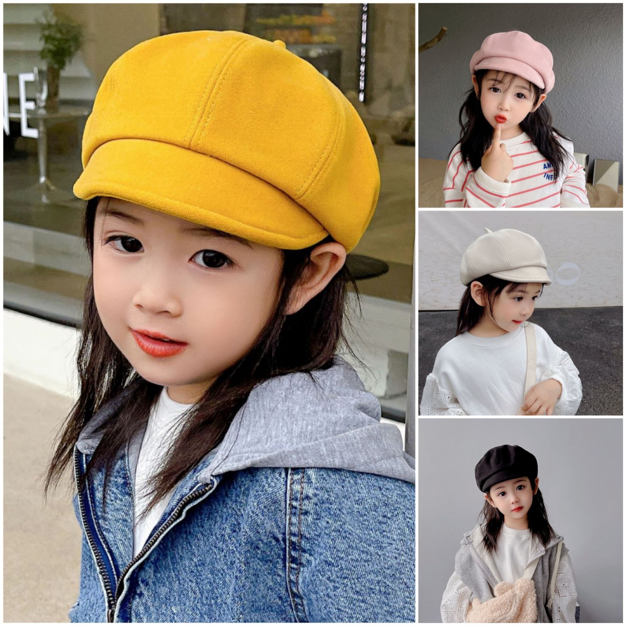  MŨ BÊ RÊ MŨ NỒI MINK BABY CHO BÉ GÁI BÉ TRAI 3 TUỔI - 8 TUỔI 