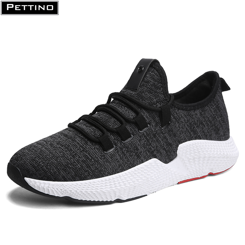[VOUCHER 30K - MUA 2 GIẢM 5%] Giày Thể Thao Nam chất vải sợi Cao Cấp thoáng mát lên chân nhẹ nhàng, năng động PETTINO - LLPS05 (Đen, Xám)