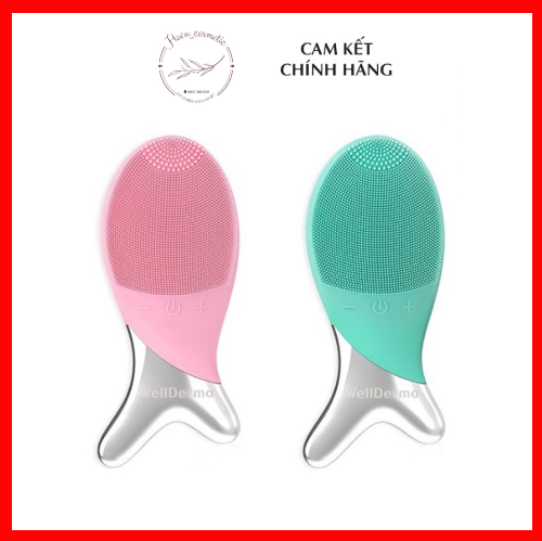 Máy Rửa Mặt Con Cá Đa Năng Wellderma Cleansing Fish. Sạch Sâu, Tẩy Tế Bào Chết, Mụn Đầu Đen, Mụn Cám, Matxa Nâng Cơ