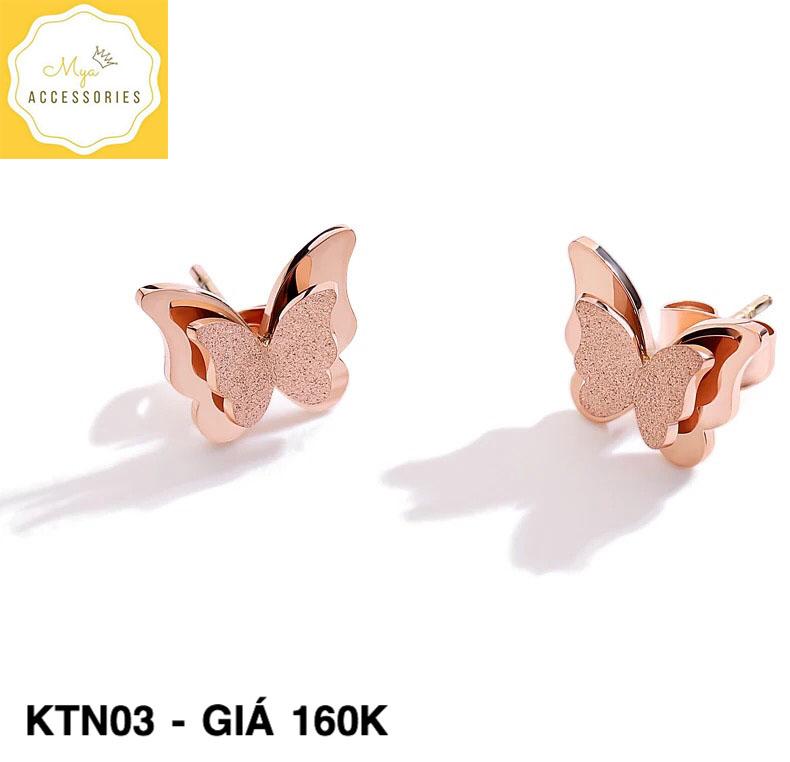 KHUYÊN TAI BẠC 925 MẠ VÀNG 18K CAO CẤP BƯỚM NHỎ (KHUYÊN XỎ) - KHUYÊN TAI MẠ VÀNG SANG TRỌNG - KHUYÊN TAI THỜI TRANG PHONG CÁCH HÀN QUỐC - CAM KẾT SẢN PHẨM CHẤT LƯỢNG ĐỘ BỀN CAO