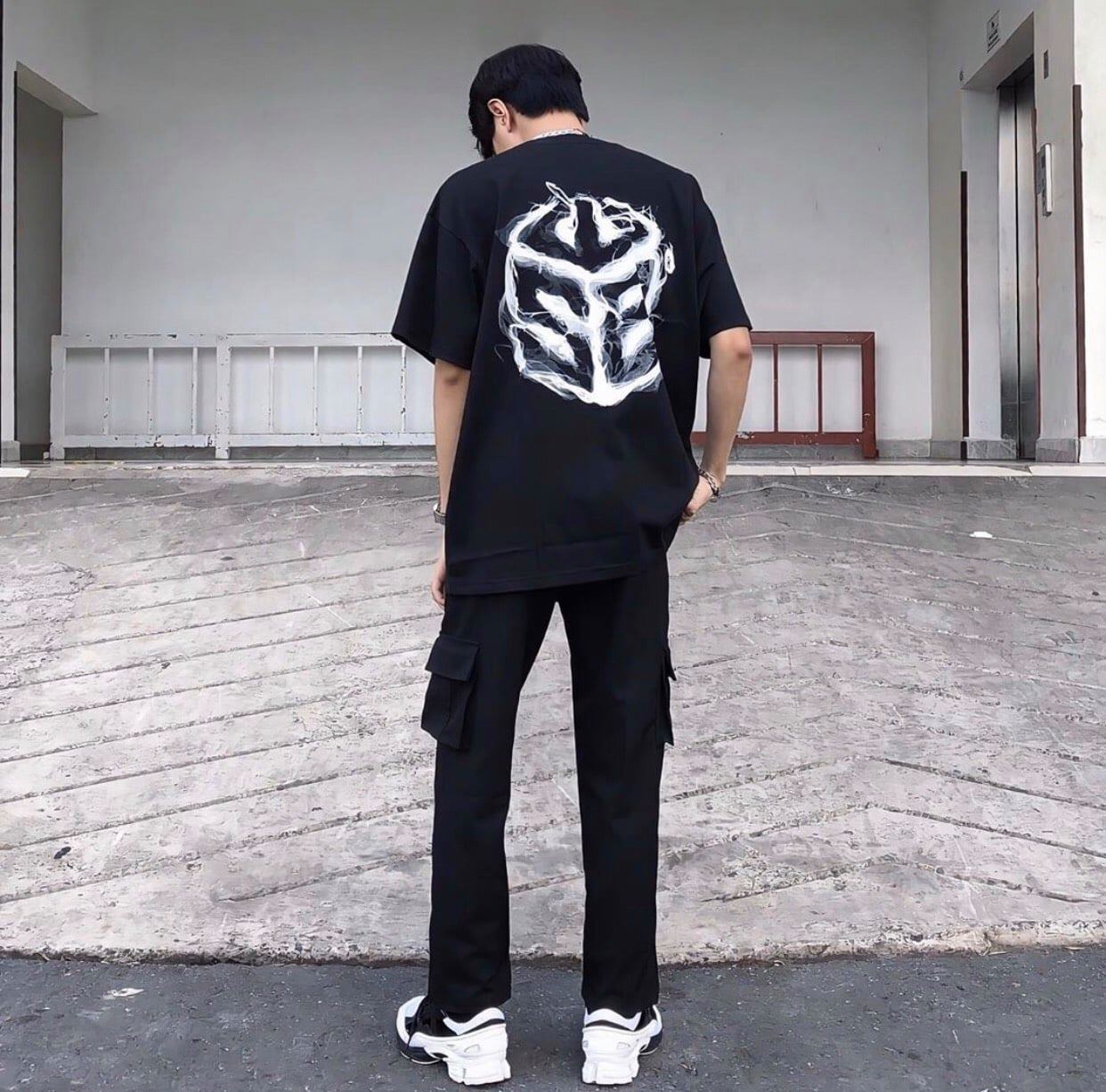 Áo thun swe khói form unisex - kali shop
