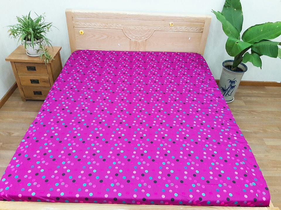 Ga chống thấm cotton cao cấp giường 1m6x2mx10cm không nóng bí
