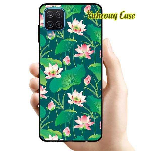 Ốp lưng dành cho samsung galaxy a12 - ao sen