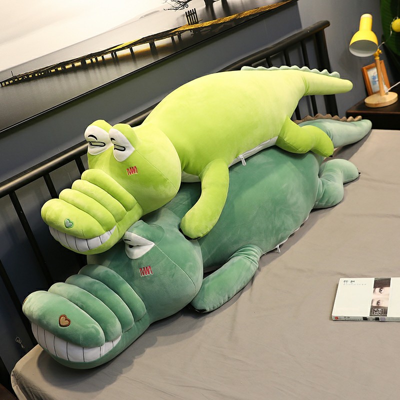 Cá sấu lươn lẹo bằng bông 1m - 1m2 - 1m4 - 1m6 ( hình thật shop chụp )