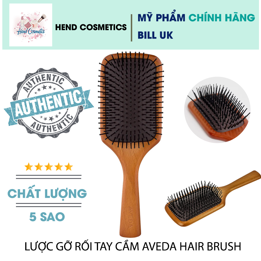 Lược gỡ rối Aveda hair brush size to